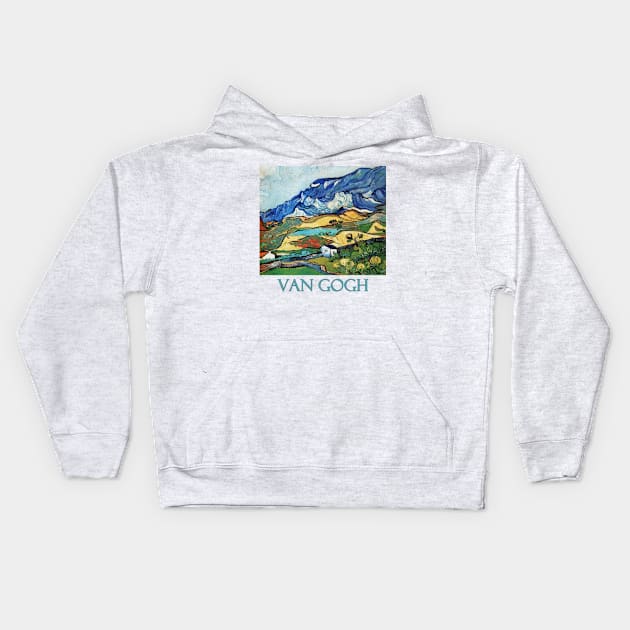 The Alps Mountains by Vincent van Gogh Kids Hoodie by Naves